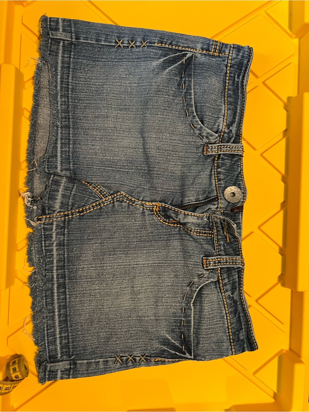 Hot Kiss Blue Denim Jeans with Maroon Brand Tag